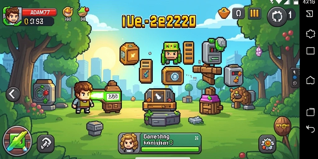 Tangkapan layar <strong>ADAM77</strong> menampilkan gameplay Idle yang mengasyikkan dan menarik.