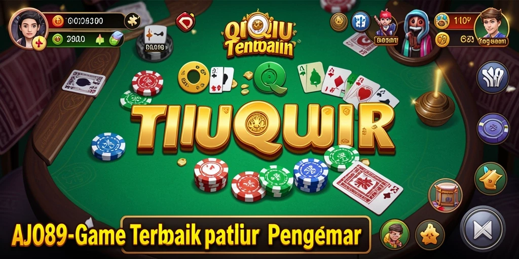 Gameplay QiuQiu yang seru dan interaktif di AJO89.