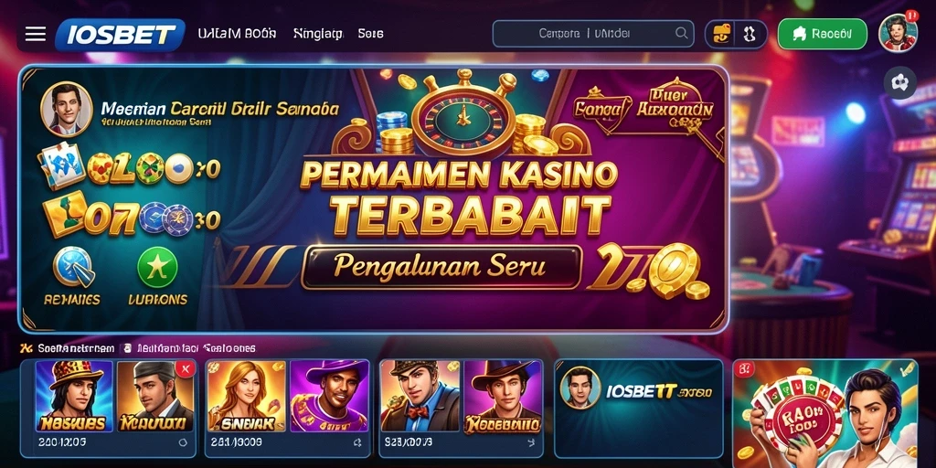 Tampilan permainan menegangkan dan interaktif di <strong>IOSBET</strong> dengan grafis berkualitas tinggi.