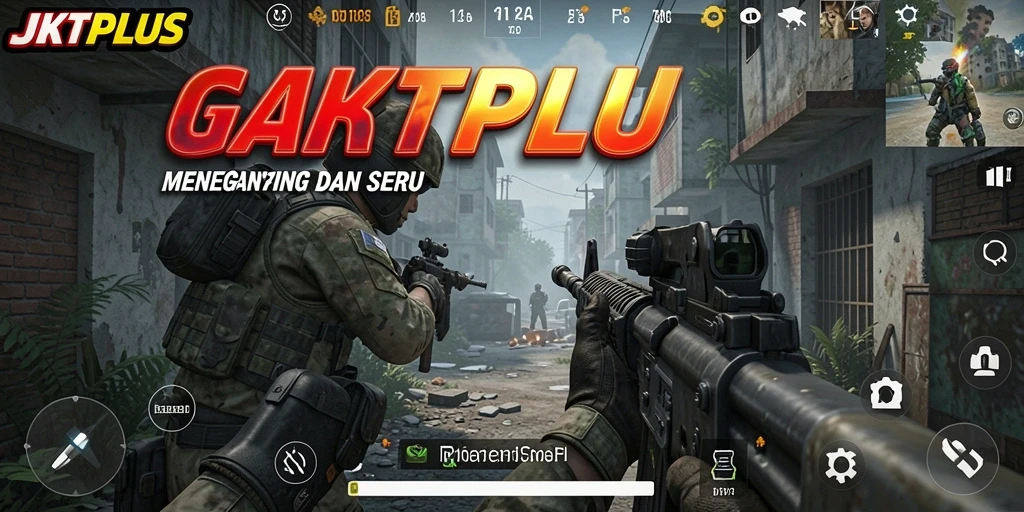 Tampilan gameplay intens JKTPLUS saat pertarungan berlangsung.