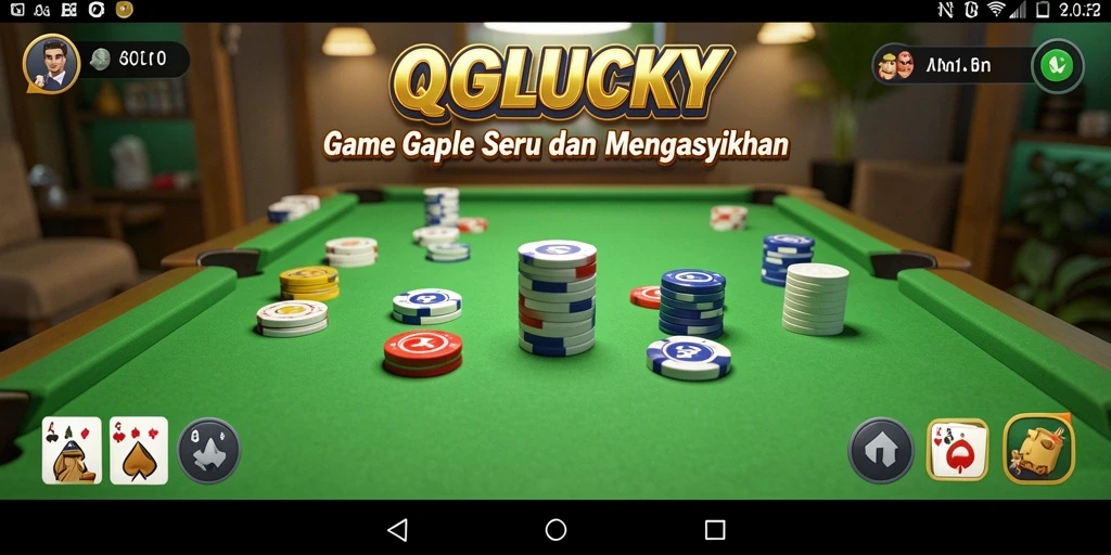 Tampilan gameplay QGLUCKY yang menarik dan seru.