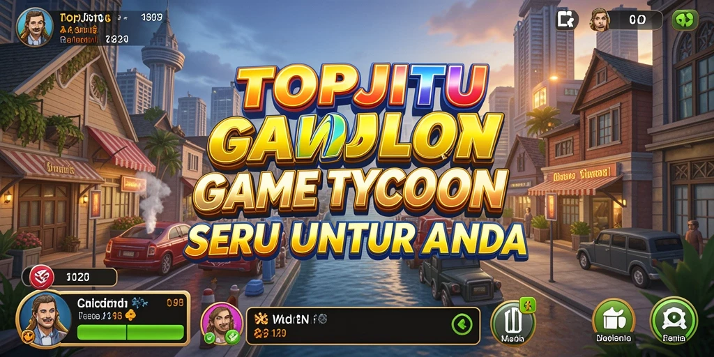 Screenshot menampilkan gameplay tycoon yang menarik dan interaktif.