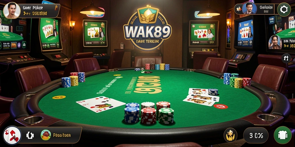 Tampilan gameplay menegangkan dari WAK89 dengan grafis memukau.